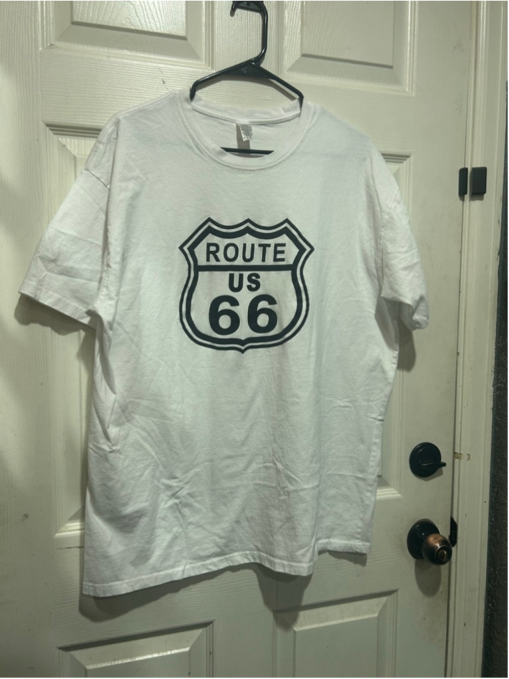 Men's PREMIUM CLOTHING White Route US 66 Short Sleeve Tee XL